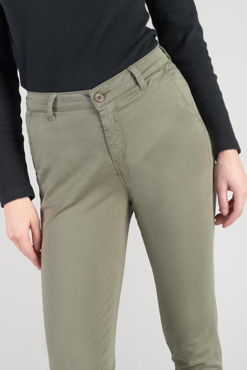 Le Temps Des Cerises Pantalon Chino Dyli4 Kaki