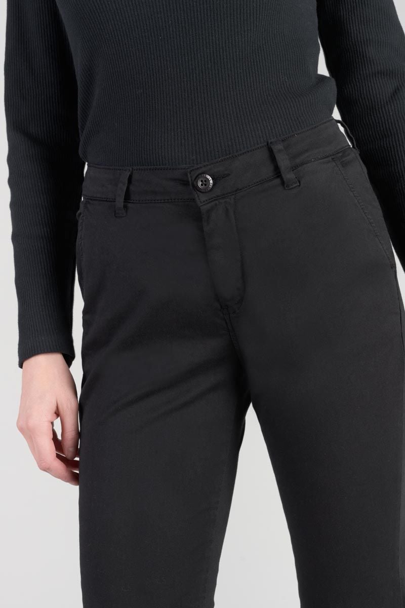 Le Temps Des Cerises Pantalon Chino Dyli4 Noir