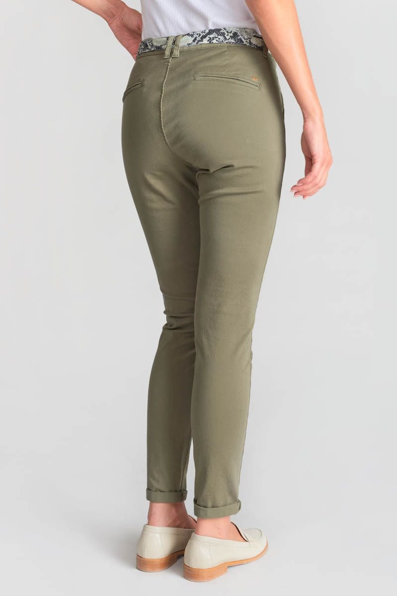 Le Temps Des Cerises Pantalon Chino Dyli5 Kaki