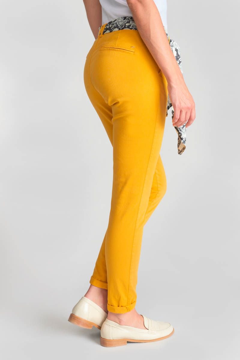 Le Temps Des Cerises Pantalon Chino Dyli5 Moutarde