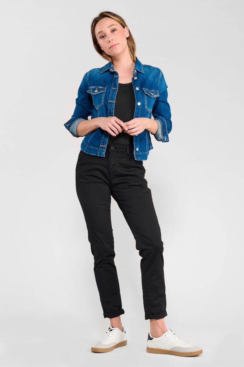 le temps des cerises Pantalon chino Dyli6 noir