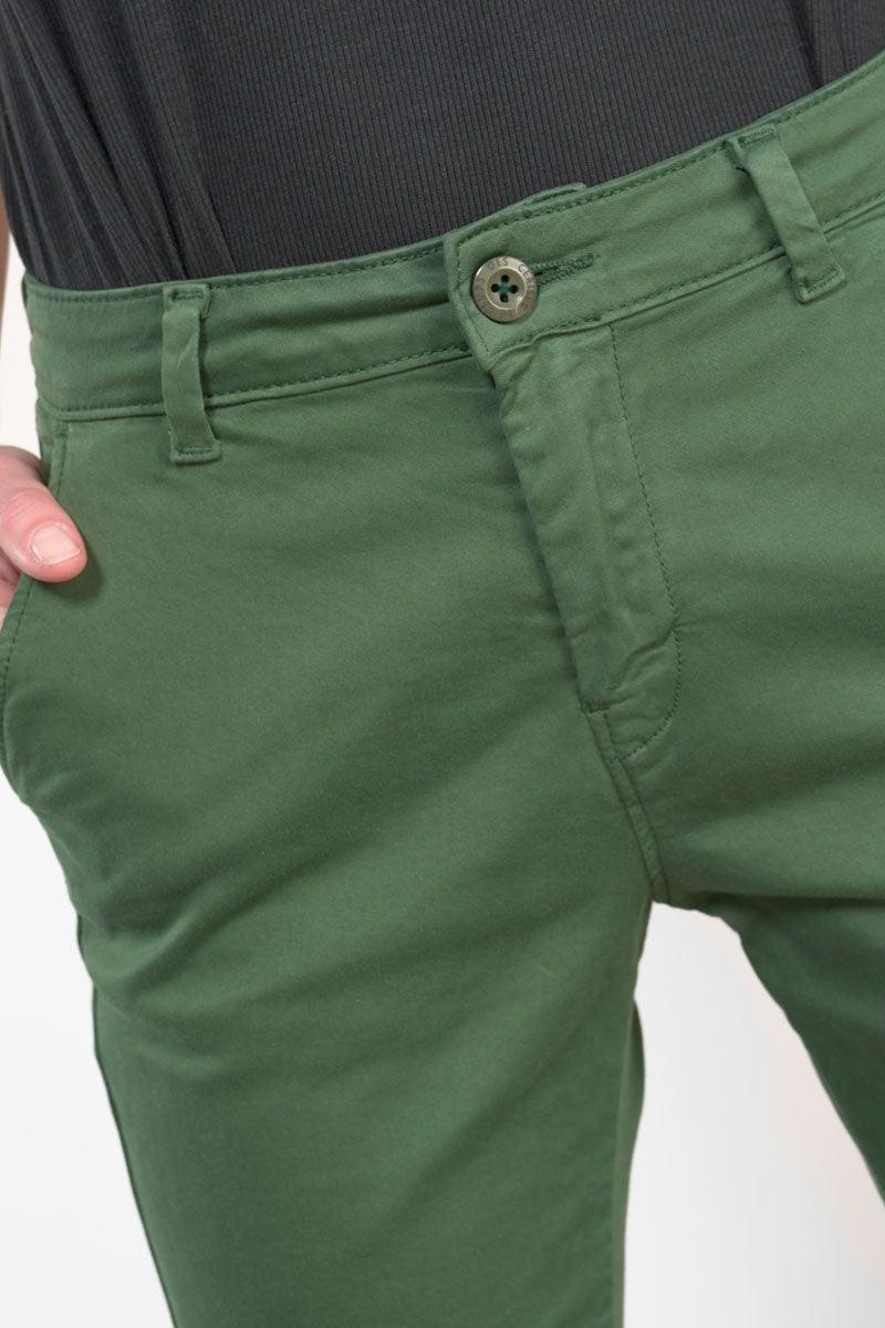 Le Temps Des Cerises Pantalon Chino Dyli6 Vert