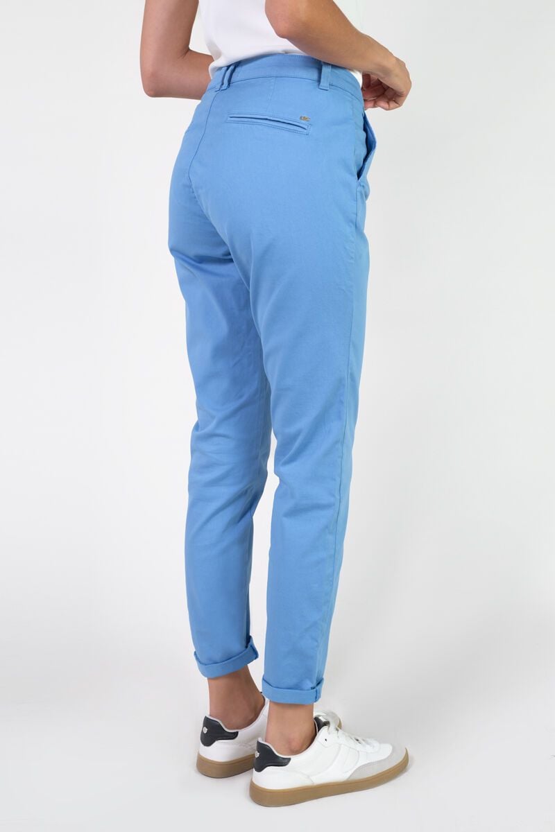 Le Temps Des Cerises Pantalon Chino Dyli7 Bleu