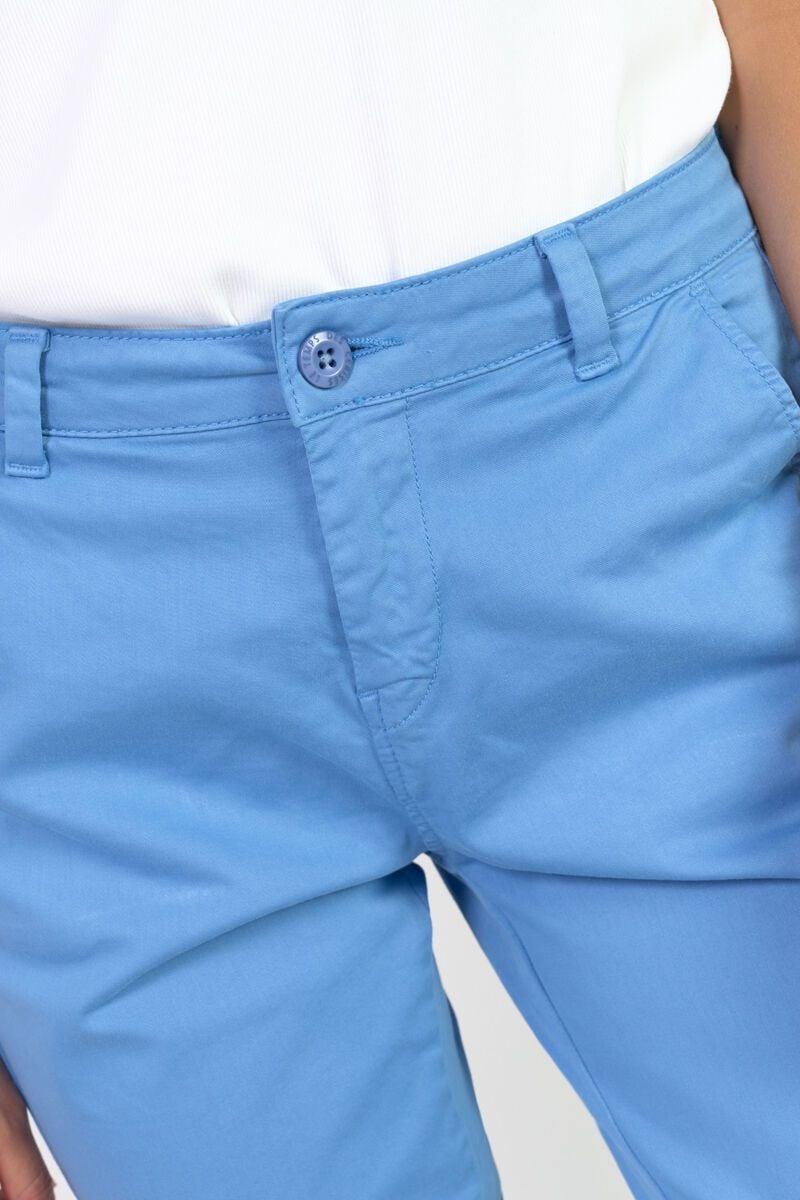 Le Temps Des Cerises Pantalon Chino Dyli7 Bleu