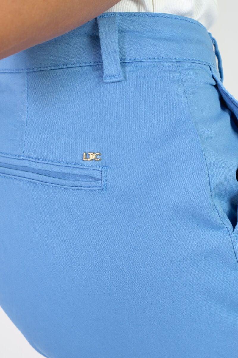 Le Temps Des Cerises Pantalon Chino Dyli7 Bleu