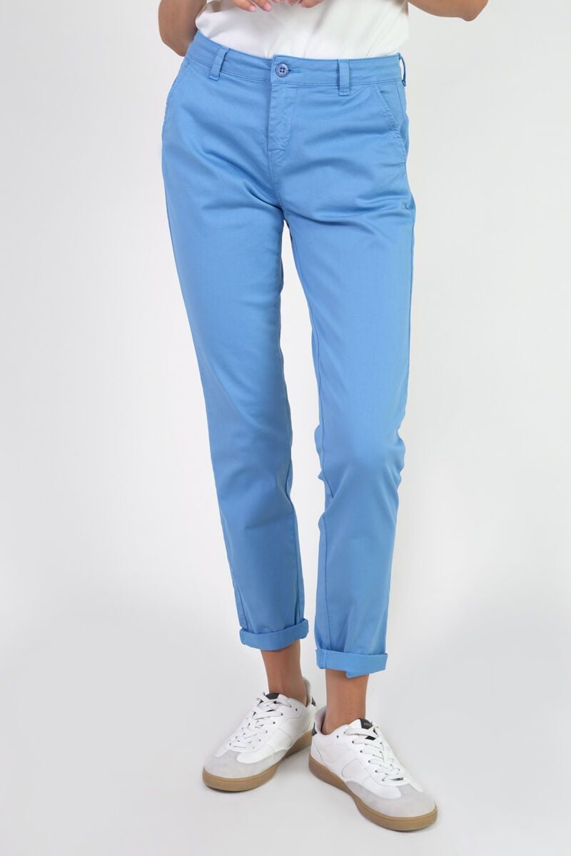le temps des cerises Pantalon chino Dyli7 bleu