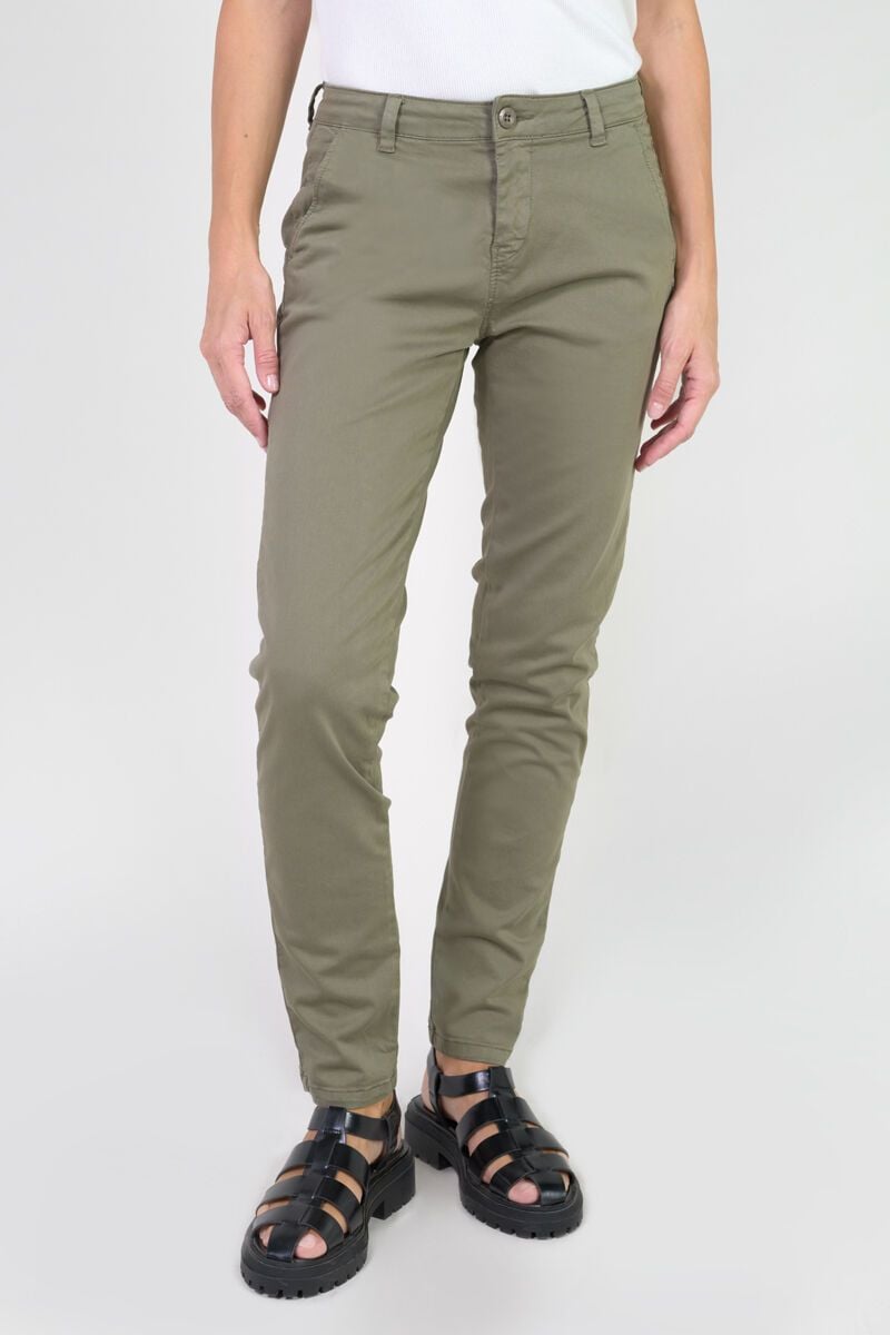 Le Temps Des Cerises Pantalon Chino Dyli7 Kaki