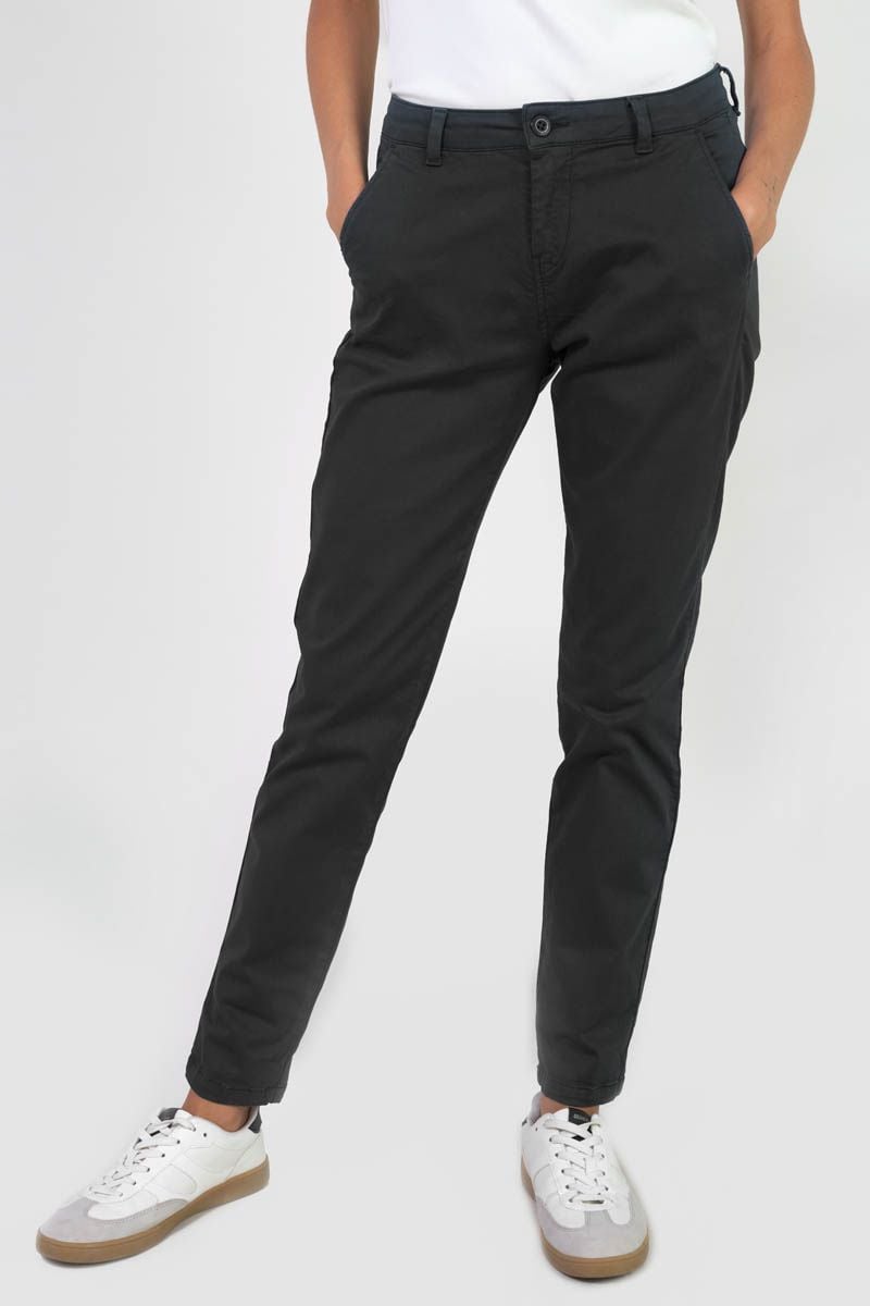 le temps des cerises Pantalon chino Dyli7 noir