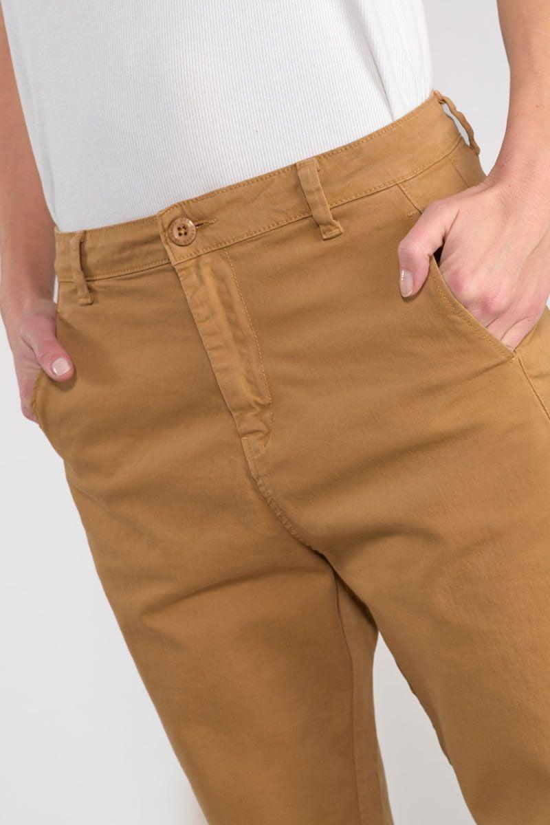 Le Temps Des Cerises Pantalon Chino Erle Camel