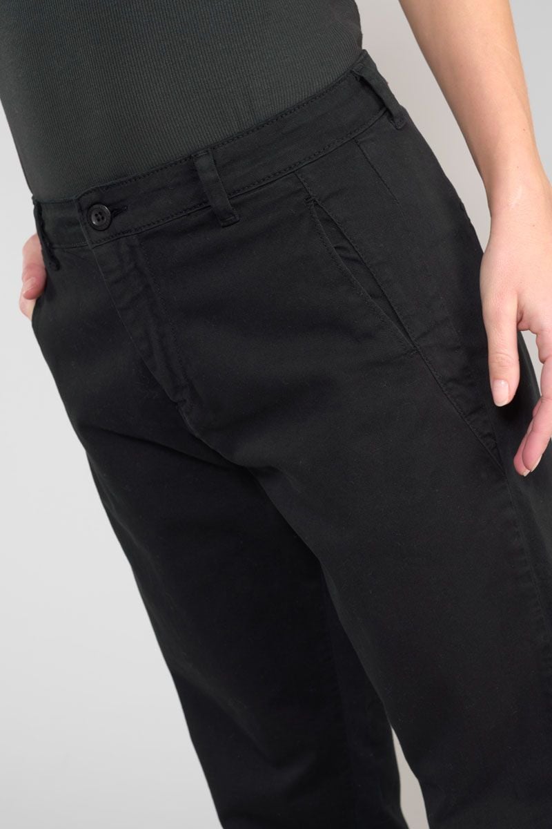 Le Temps Des Cerises Pantalon Chino Erle Noir