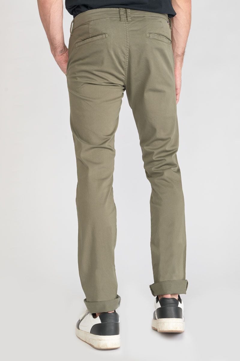 Le Temps Des Cerises Pantalon Chino Slim Jas Kaki