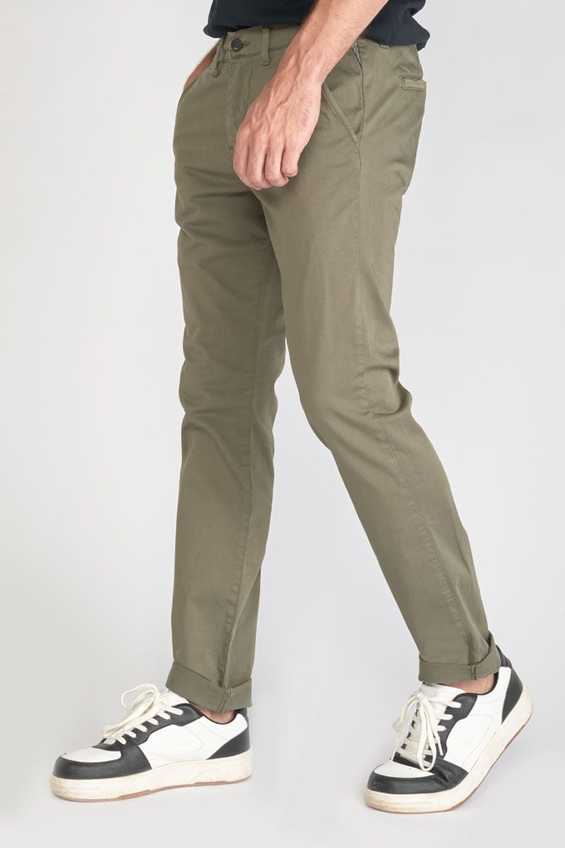 Le Temps Des Cerises Pantalon Chino Slim Jas Kaki