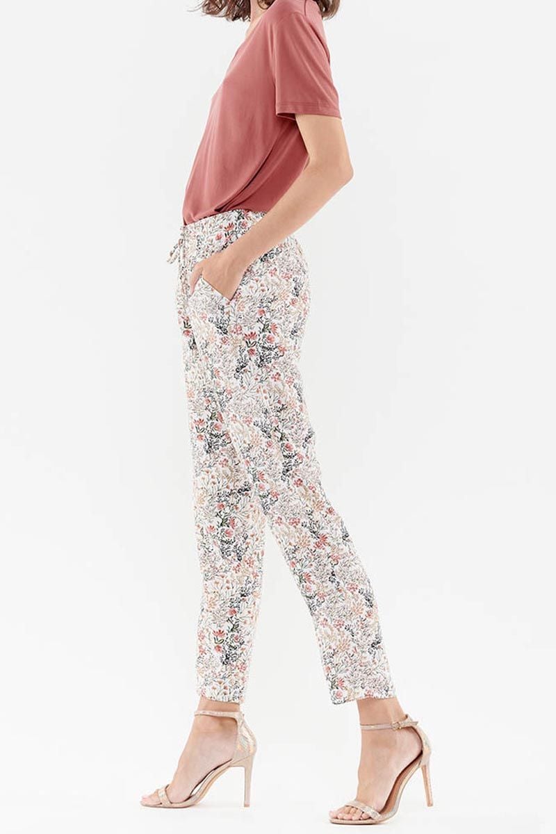 Le Temps Des Cerises Pantalon Droit Tulipa écru