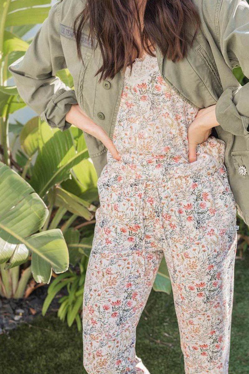 le temps des cerises Pantalon Droit Tulipa écru