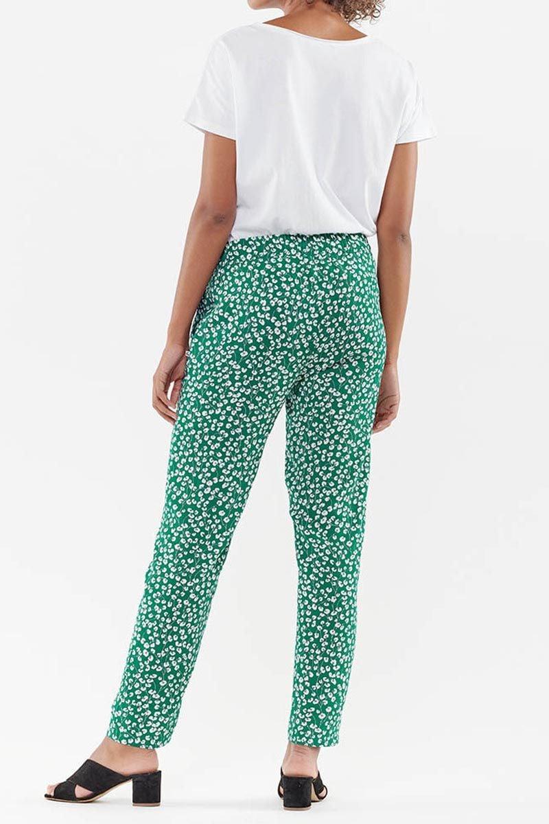 Le Temps Des Cerises Pantalon Droit Tulipa Vert