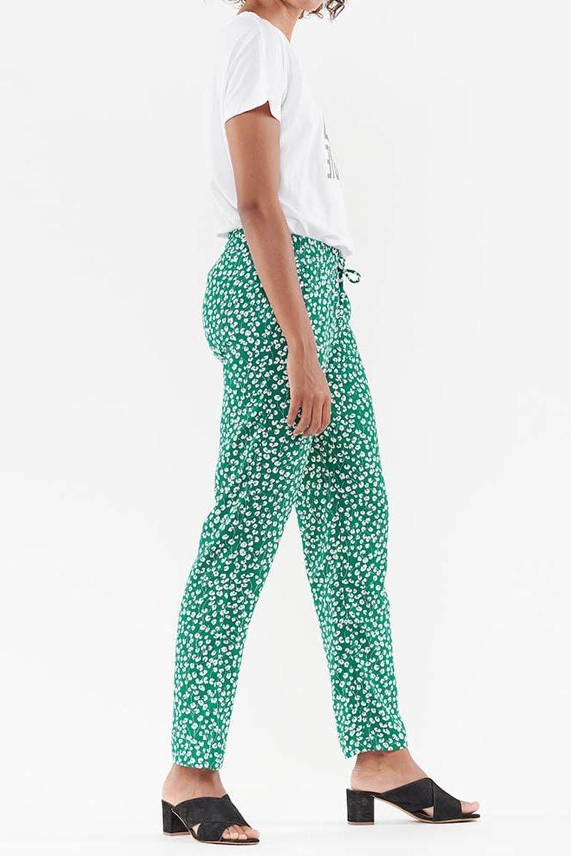 Le Temps Des Cerises Pantalon Droit Tulipa Vert