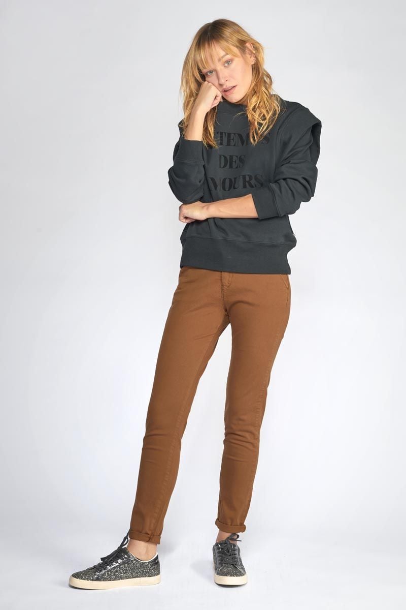 le temps des cerises Pantalon Dyli2 caramel