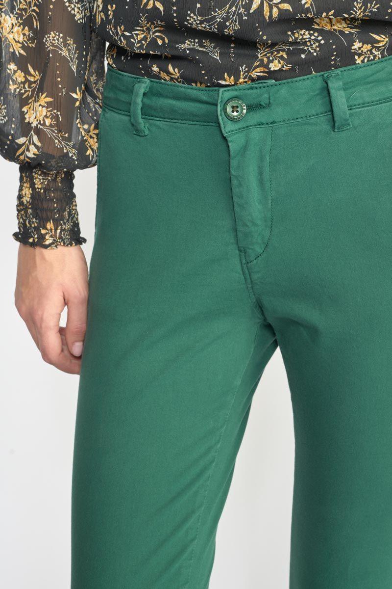 Le Temps Des Cerises Pantalon Dyli2 Vert Sapin
