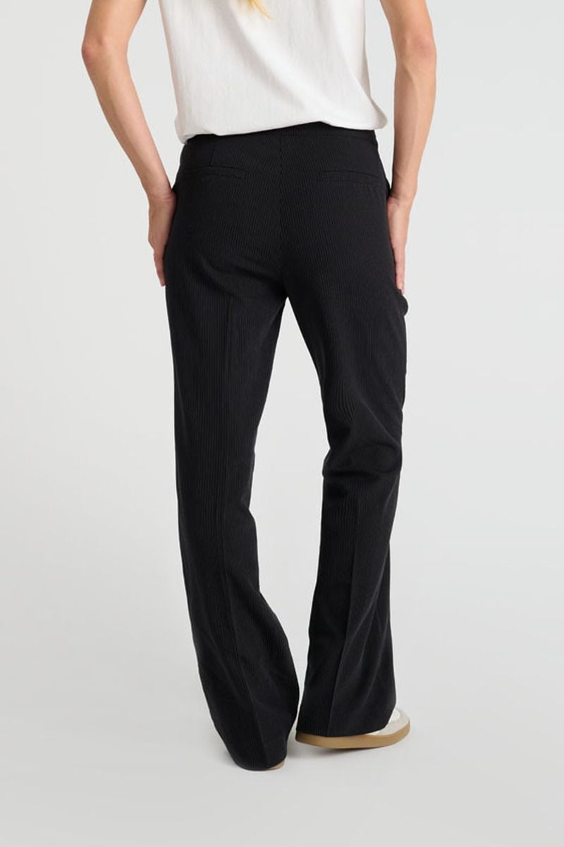 Le Temps Des Cerises Pantalon Every Noir à Rayures