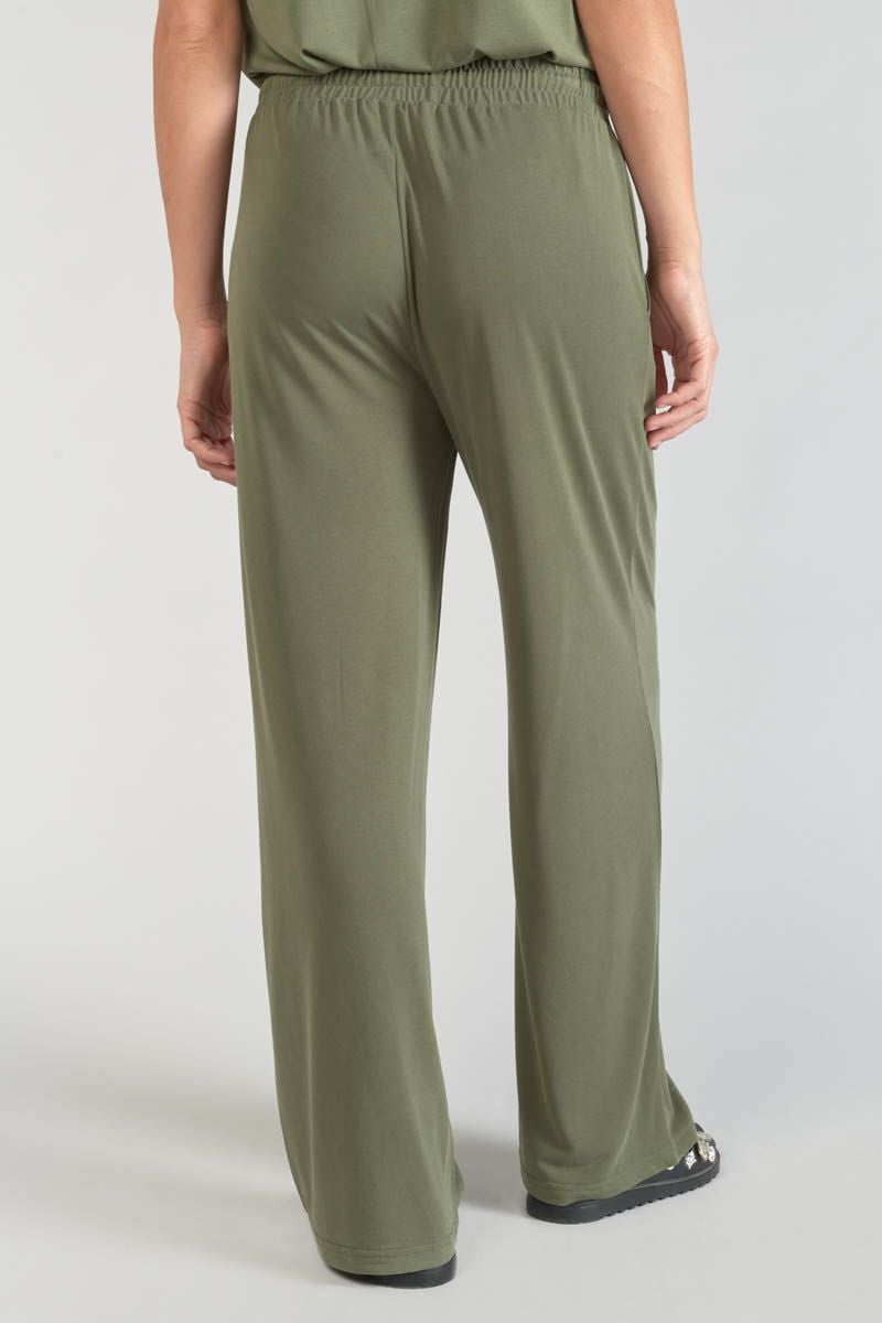 Le Temps Des Cerises Pantalon Fluide Judi Kaki
