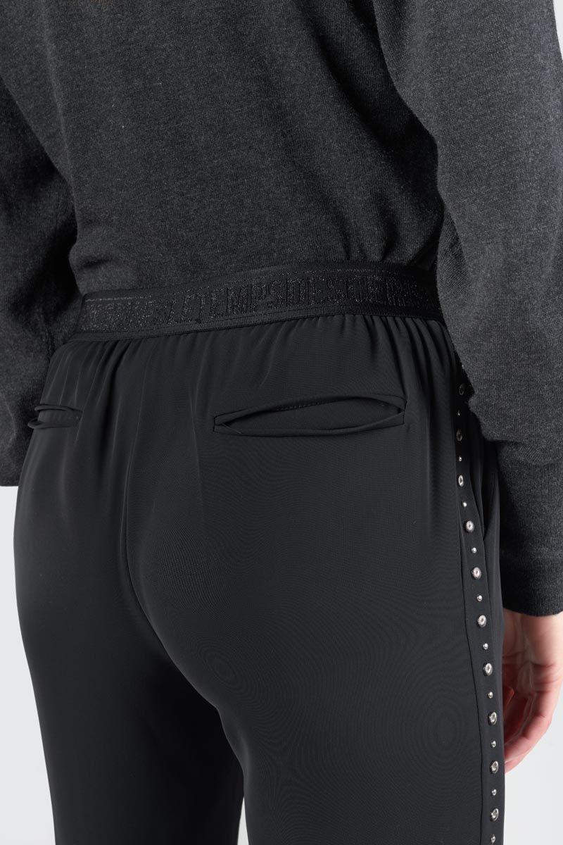 Le Temps Des Cerises Pantalon Fluide Zena Noir