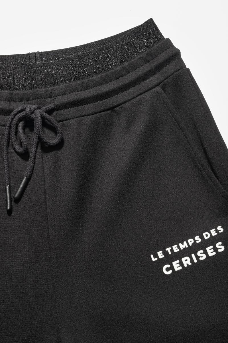 Le Temps Des Cerises Pantalon Large Lalygi Noir