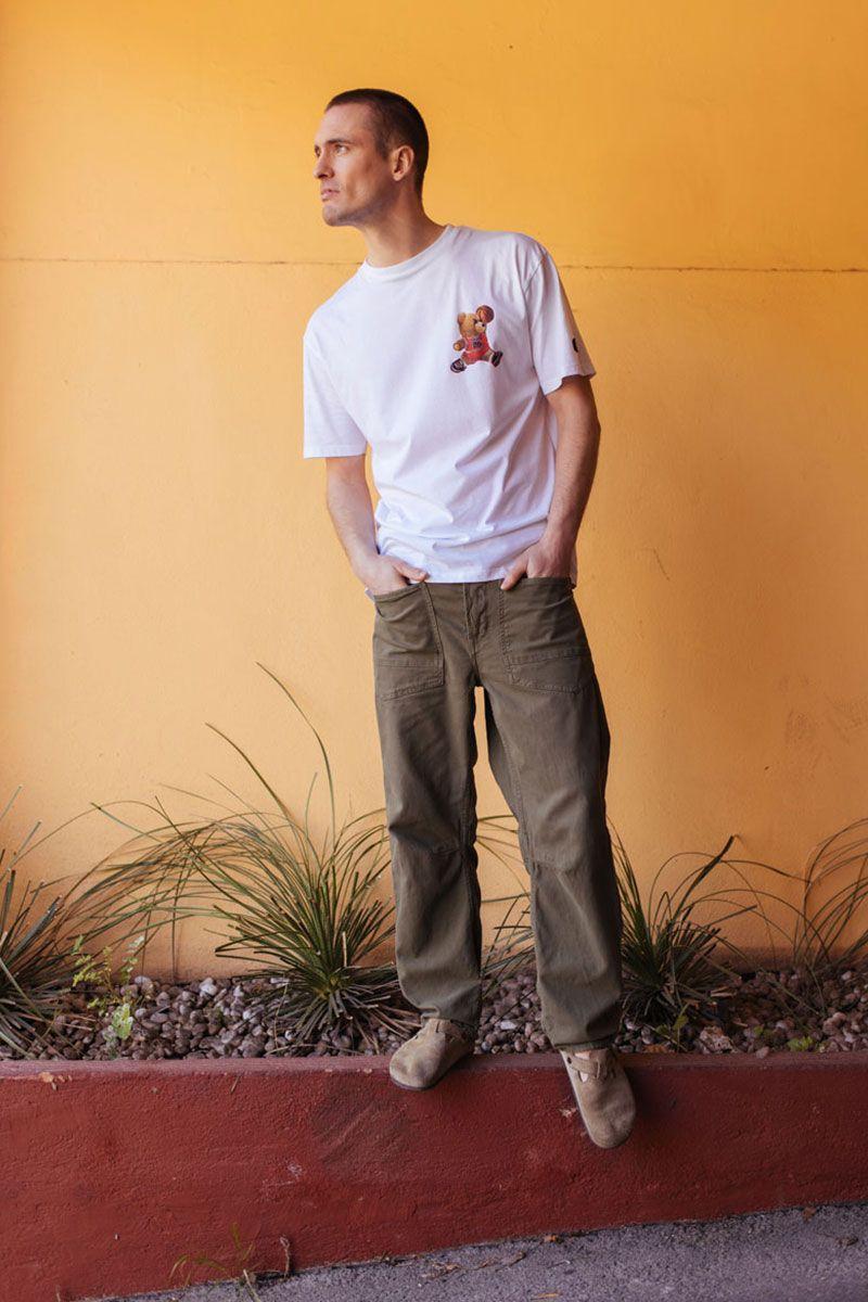 le temps des cerises Pantalon loose Hobo Work kaki