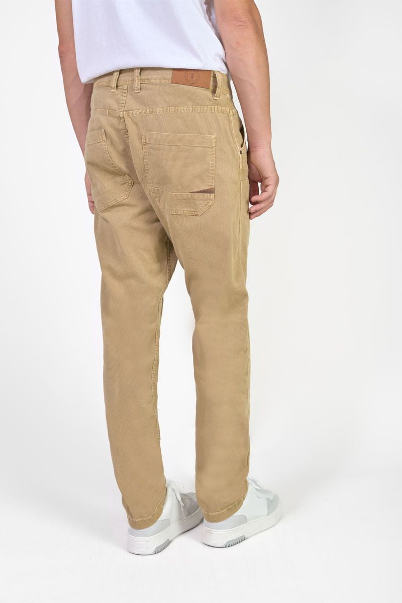 Le Temps Des Cerises Pantalon Mecanik Beige Sable