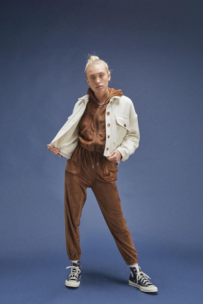 le temps des cerises Pantalon Mochagi caramel