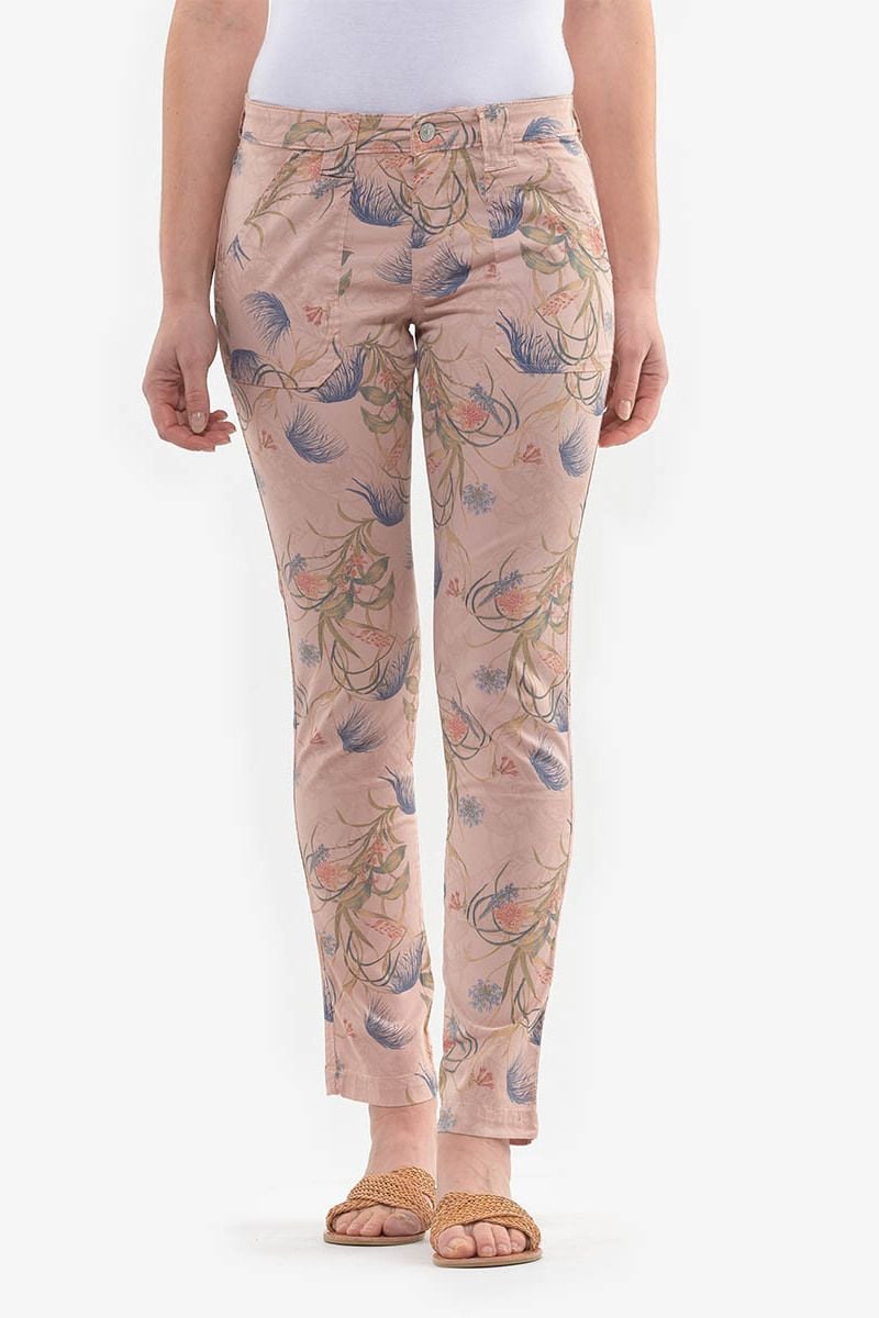 Le Temps Des Cerises Pantalon Slim Myles Rose