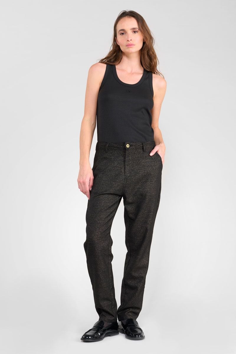 le temps des cerises Pantalon Sparkling noir