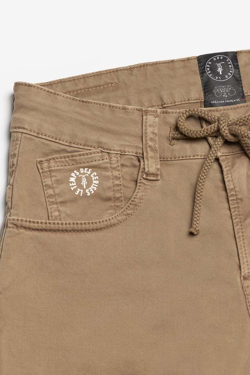 Le Temps Des Cerises Pantalon Tobati Tapered Latte
