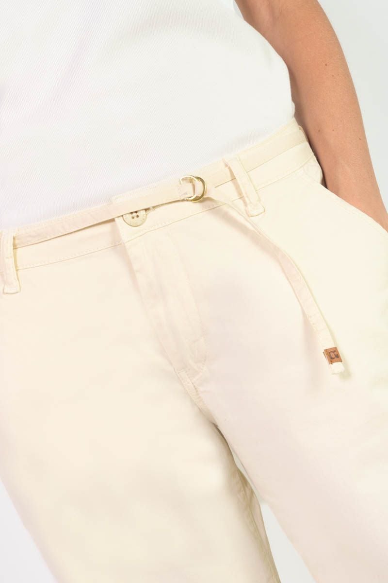 Le Temps Des Cerises Pantalon Wide Leg Tahis Beige