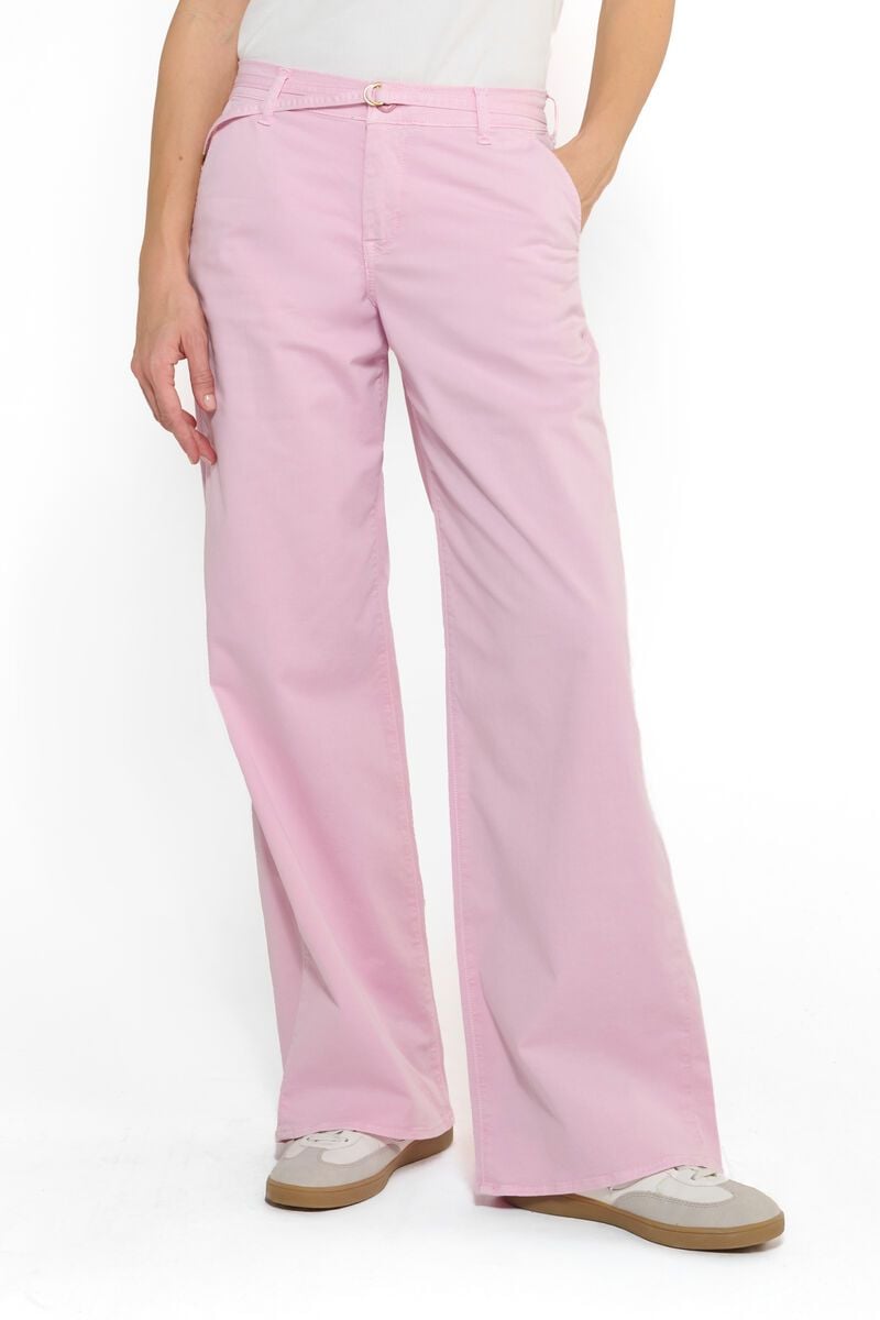 Le Temps Des Cerises Pantalon Wide Leg Tahis Rose
