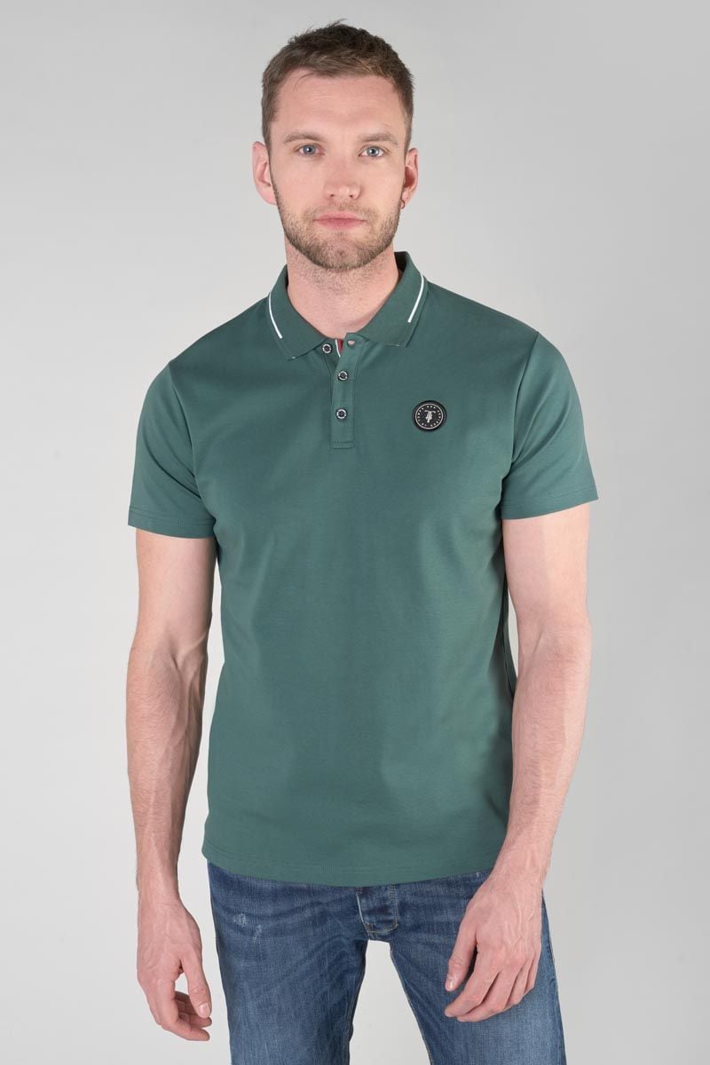 le temps des cerises Polo Aron vert