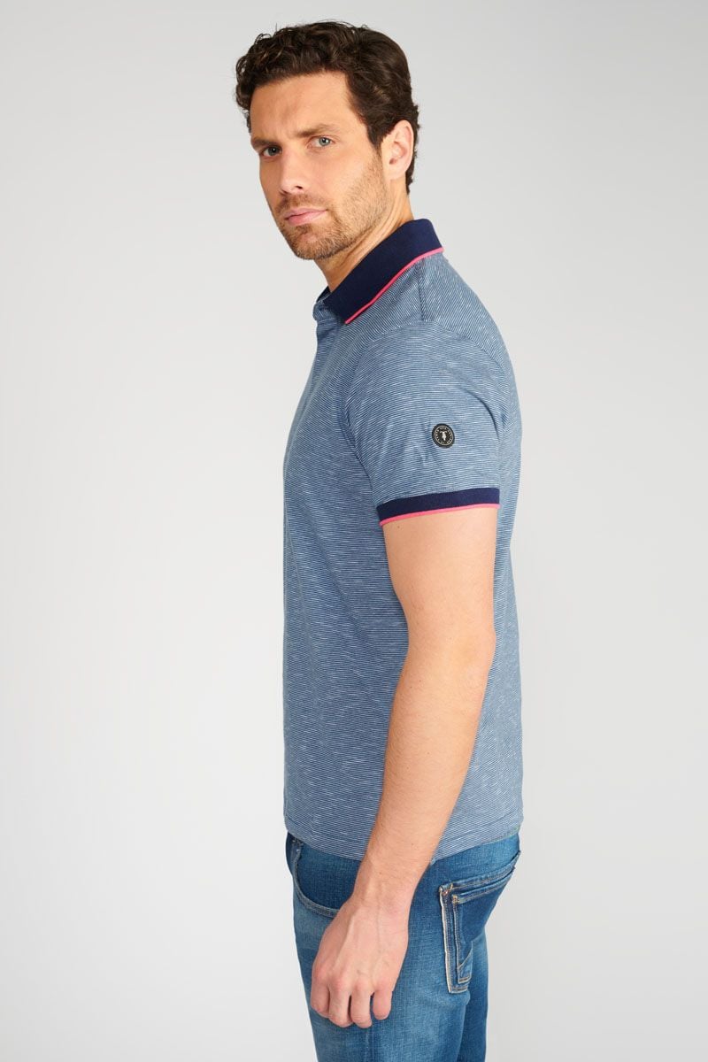Le Temps Des Cerises Polo Borel à Rayures
