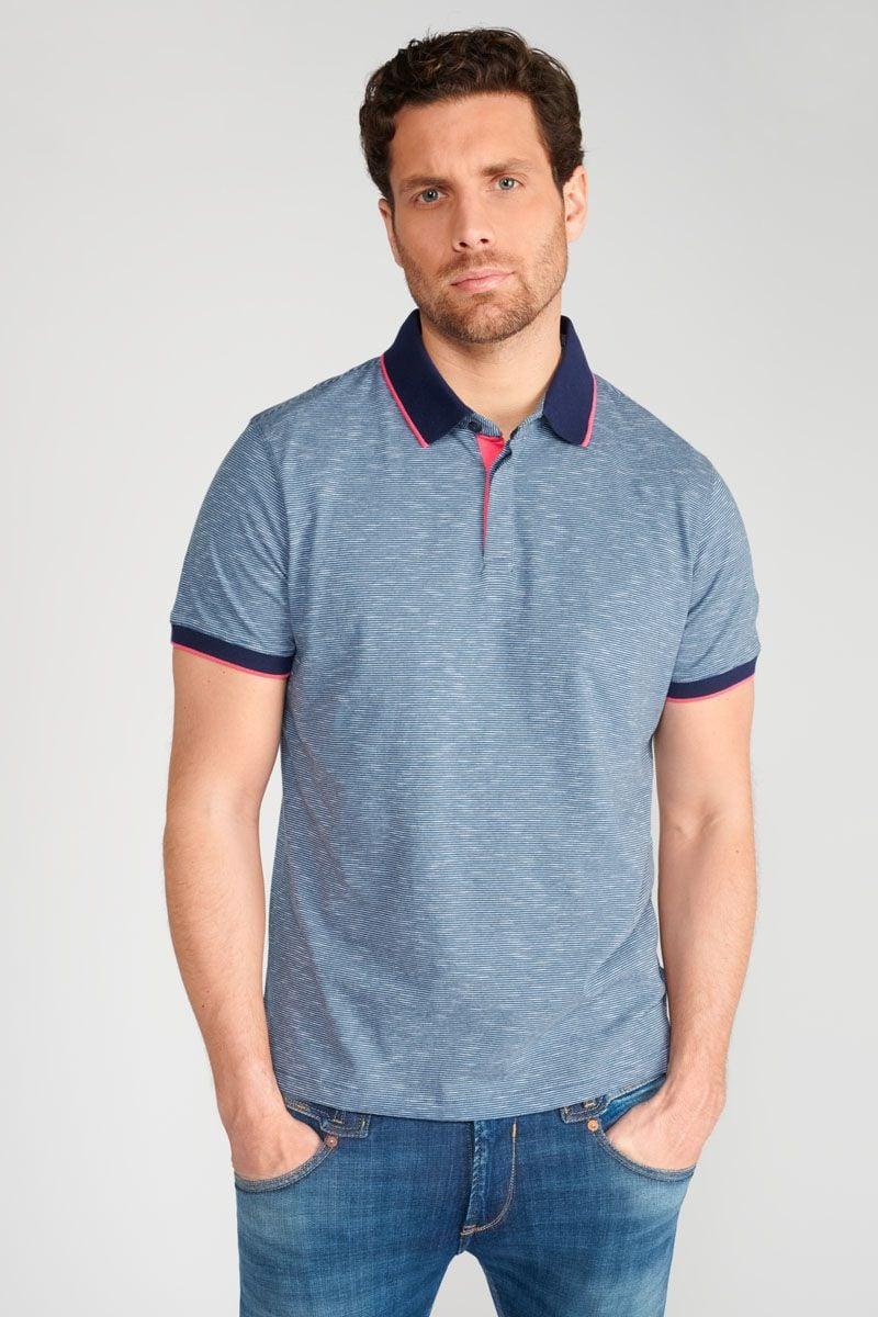 le temps des cerises Polo Borel à rayures