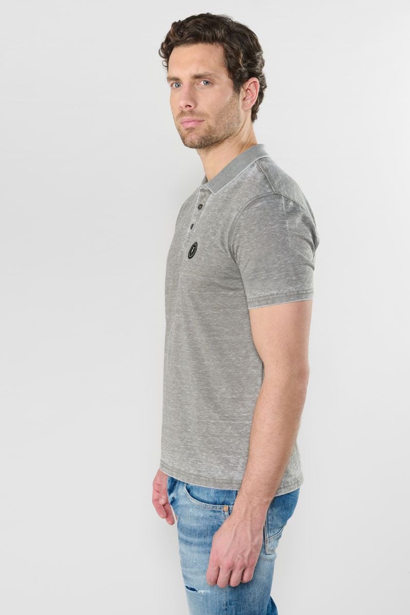 Le Temps Des Cerises Polo Brety Kaki Gris Chiné