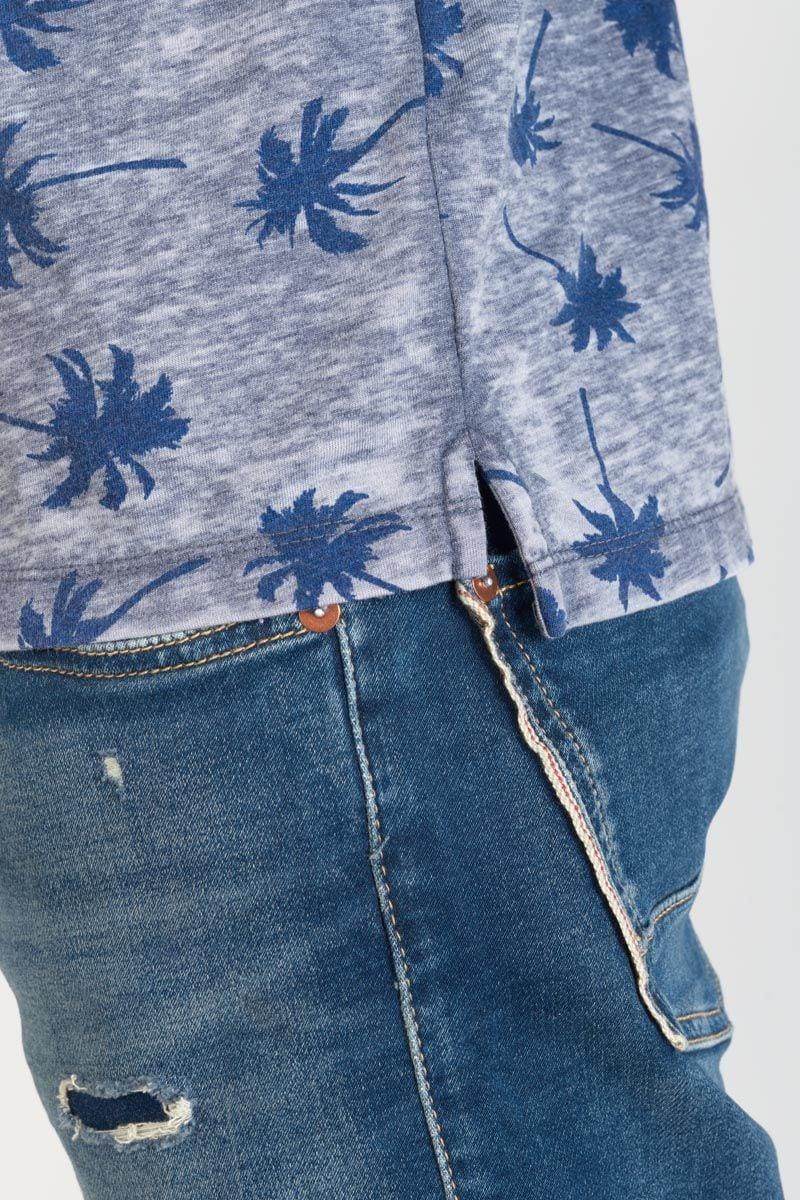 Le Temps Des Cerises Polo Chevy à Motif Palmier