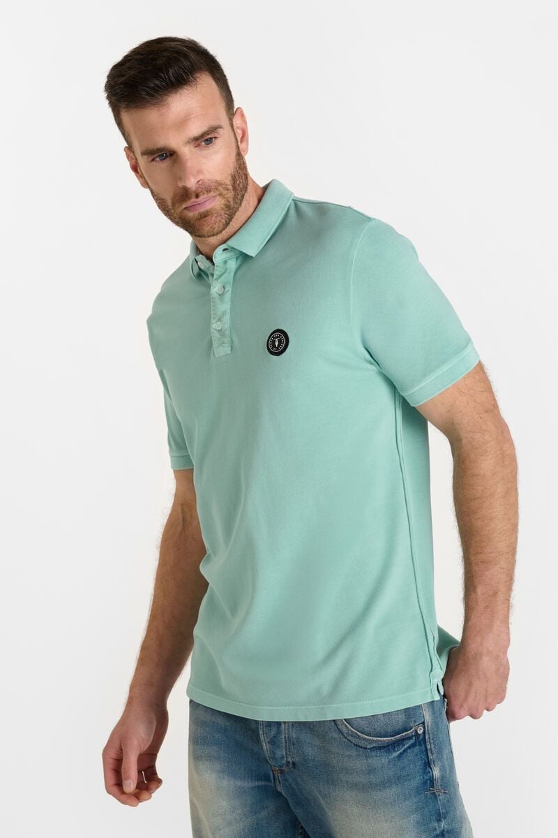 Le Temps Des Cerises Polo Dylon Bleu Turquoise