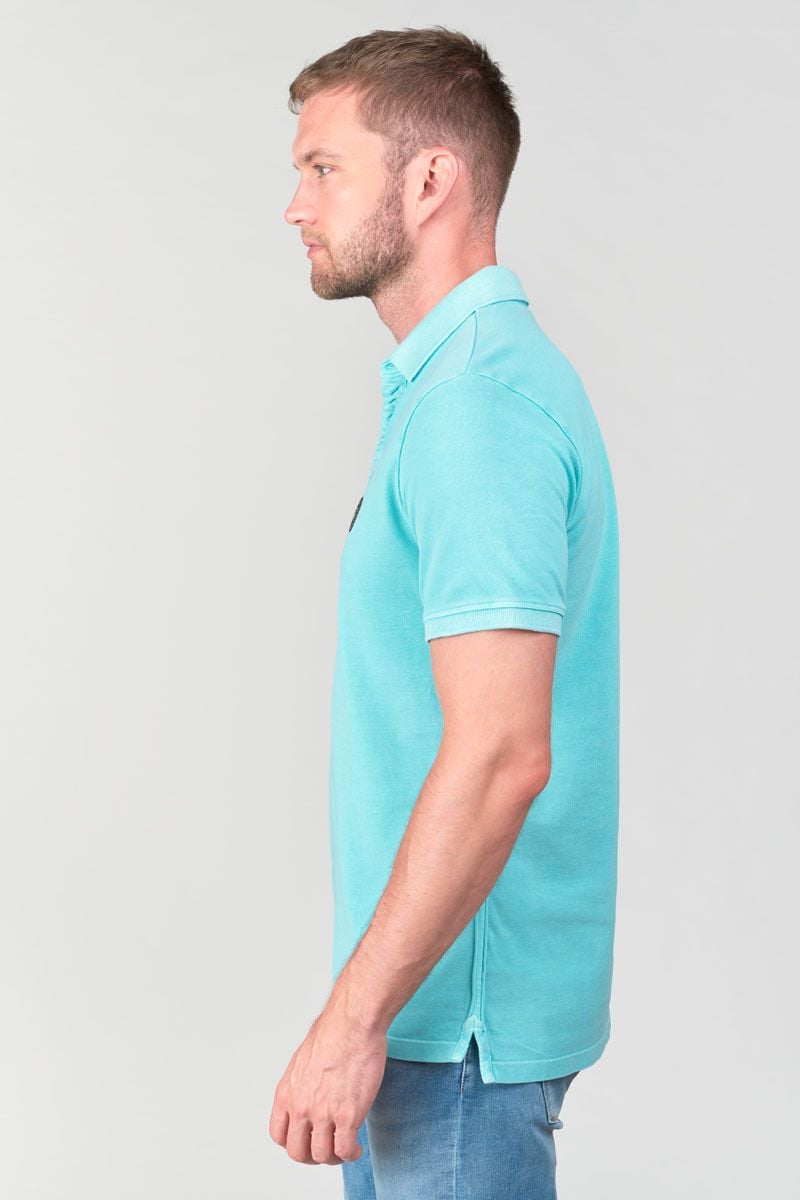 Le Temps Des Cerises Polo Dylon Bleu Turquoise