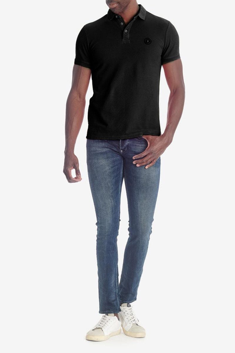 le temps des cerises Polo Dylon noir