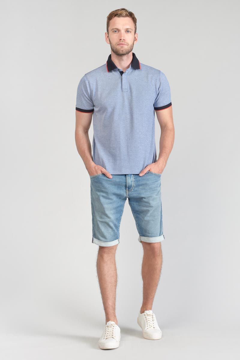 Le Temps Des Cerises Polo Orias Bleu Ciel