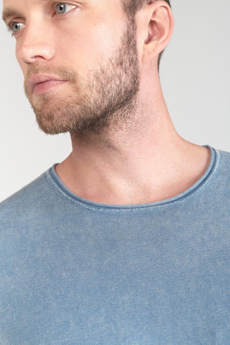 Le Temps Des Cerises Pull Bivor Bleu-gris Délavé