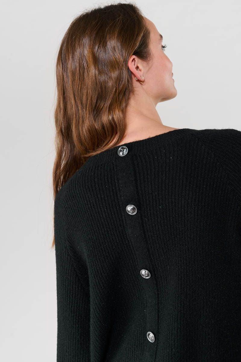 Le Temps Des Cerises Pull Boki Noir