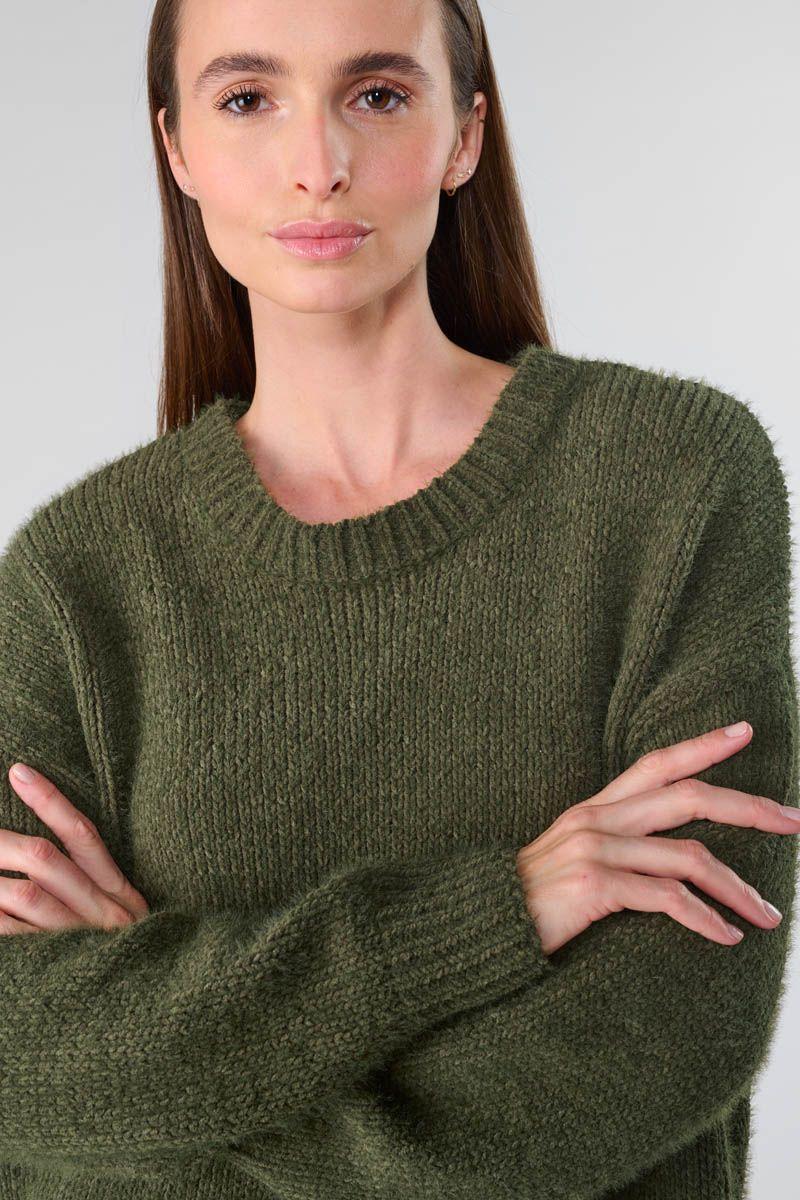 Le Temps Des Cerises Pull Daisy Kaki