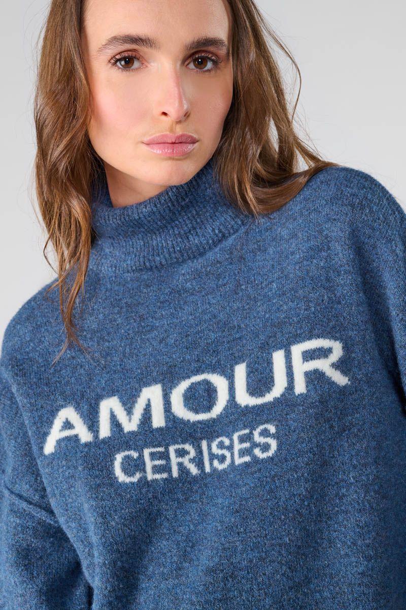 Le Temps Des Cerises Pull Darry Bleu