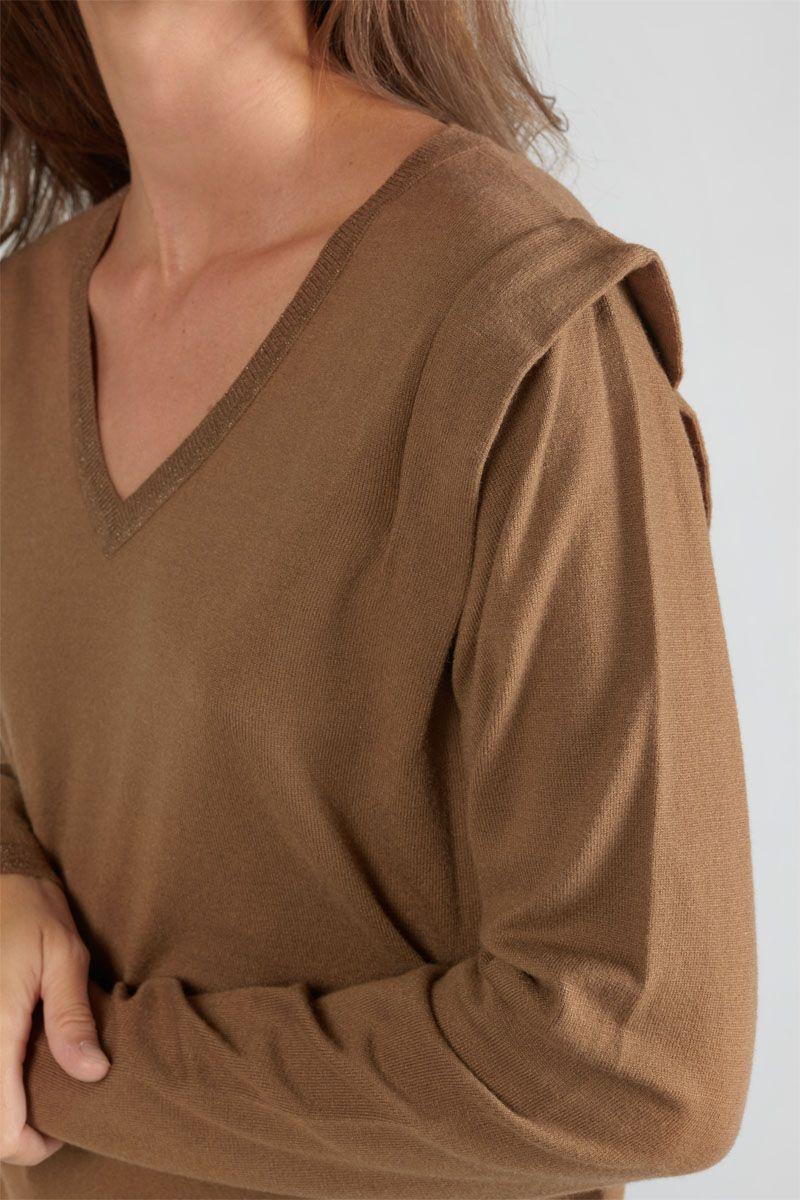 Le Temps Des Cerises Pull Lilly Camel