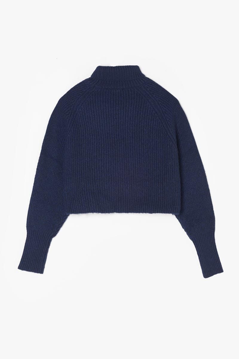 Le Temps Des Cerises Pull Saiagi Bleu Nuit