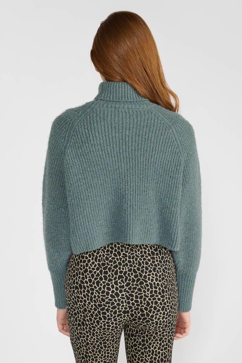 Le Temps Des Cerises Pull Saiagi Bleu Vert